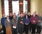 A meeting of Church of Ireland, Roman Catholic, Methodist and Presbyterian clergy from the Glendalough area during  Christian Unity week.