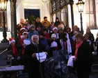 Senator David Norris reading at community carols at the Mansion House organised by the Diocesan Council for Mission and the Roman Catholic Archdiocese of Dublin Year of Evangelization.