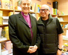 The Archbishop pictured with Mr Jason Wu, award winning designer of the Christian Resources used throughout the Province of Hong Kong.