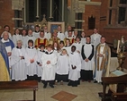 Members of the choir and clergy following the Patronal Festival Eucharist at All Saints’, Grangegorman.