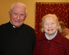The Revd Bill Heney (Chaplain) and Mrs Joan Heney at the reception following the Mageough Chapel Carol Service