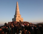 Pictured are worshipers gathered on Killiney Hill for the Ecumenical Easter 'Sonrise' Service.