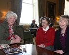 Pictured at a lunch for retired clergy, their spouses and widows are Dorothy Hyland, Margaret Marshall and Heather Godfrey.