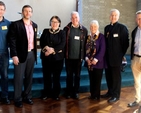 The organisers of the Diocesan Faith in Action Conference which took place in the Church of Ireland College of Education on Saturday (April 20) with the Archbishop and the speakers. Pictured are the Revd Rob Jones, Graham Jones, the Revd Olive Donoghue, Fr Peter McVerry of the Peter McVerry Trust, Alice Leahy of Trust, Archbishop Michael Jackson and Trevor Sargent. 
