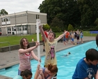 Poolside Games at the Diocesan Junior Summer Camp.