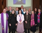 Members of Eco–Congregation with representatives of various churches and harpist Revd Anne Marie O’Farrell at Eco–Congregation’s Ecumenical Prayer Service for the UN Climate Change summit.