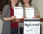 (Left & right) Ms Jessica Stone and Ms Marni Rothman , consulting editors of ‘Spiorad’ at the launch of the new journal.