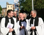 Pictured chatting prior to the licensing and liturgical welcome for the Revd Victor Fitzpatrick is (left to right) Victor, the Revd David Gillespie (Vicar) and the Venerable David Pierpoint, Archdeacon of Dublin.