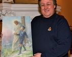 Mark Acheson of the 12th Dublin Company, the Boys’ Brigade who was the special speaker at the Stedfast Association’s annual New Year Bible Class which took place in St Brigid’s Church, Castleknock. He is pictured with an illustration from the Life Boys’ handbook.