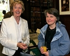 Ida Delamer and OPW architect, Aisling Ní Bhriain at the launch of Marsh’s Library’s new exhibition, ‘Marvel’s of Science – Books That Changed the World’.