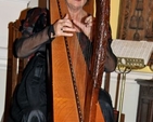 Harpist and singer, Claire Roche, gave an enchanting performance at the launch of Rediscovering Saint Patrick: A New Theory of Origins by Marcus Losack which took place in the Deanery of St Patrick’s Cathedral, Dublin, on Thursday October 24.