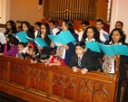 Indian Christmas Joy: the Malayalam Church Choir sings a carol at St Catherine’s Church, Donore Avenue.