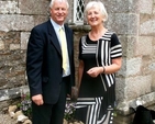 Peter McDaniel and Flo Meredith at Glenealy Church for the Service of Thanksgiving for the restoration work that has been carried out there. 