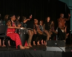 Performance of African Dance at Charity School Concert.