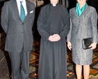 The British Ambassador to Ireland, Mr Dominick Chilcott and his wife, Jane, with Dean Victor Stacey in St Patrick’s Cathedral on St Patrick’s Day. 