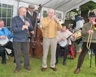 John O'Brien, Colie Walshe, John O'Sullivan, Harvey Roche, Ron Coates and Niall McDungan entertaining the crowds at the Dalkey Parish Fête in the grounds of St Patrick’s Church.