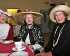 Sheila Dempster, Joanna Fry and Biddy Wilson dressed up to enjoy the hospitality at Rathmichael Parish’s Edwardian Tea Party to celebrate Nollag na mBan. 