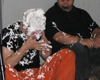 3 Rock Director Greg Fromholz gets 'gunged' at the Dublin and Glendalough Diocesan Youth Camp in Co Tipperary.