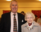 Eddie Brownell and Barbara Power at the reception following the Mageough Chapel Carol Service
