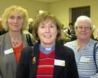 Shona Rush, the Revd Adrienne Galligan and Lavinia Heasley from Crumlin & Chapelizod at the Diocesan Synod