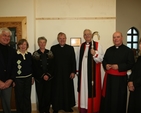 Pictured at the official opening of new parish rooms in Calary parish in the Diocese of Glendalough are (left to right) Geoff Seymour, Glebewarden, Claire Chambers, Churchwarden, Eve Holmes, Churchwarden, the Revd William Bennett (Rector, Newcastle, Newtownmountkennedy and Calary), the Most Revd Dr John Neill, Archbishop of Dublin and Bishop of Glendalough, the Venerable Ricky Rountree, Archdeacon of Glendalough and Caroline Tindell, Reader.