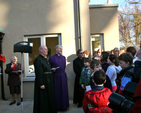 Archdeacon Ricky Rountree and Archbishop Michael Jackson dedicate the new rectory at Powerscourt, Enniskerry. 