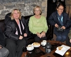 James Jack, Irene Monahan, Regina Essig, Jennifer Jack and Nuala Monaghan enjoy the reception in the Crypt following Choral Evensong which formed part of the first Foundation Day Celebrations of Christ Church Cathedral on the Feast of St Laurence O’Toole. 