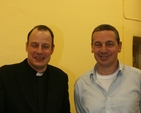 Fr Charlie Hoey, Roman Catholic Chaplain in Mountjoy Prison (right) with the Revd Roy Byrne, Rector of Drumcondra and North Strand. Fr Hoey was delivering one of the 'Advent Talks' in the parish every Wednesday during Advent.