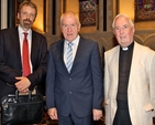 Minister for Arts Culture and the Gaeltacht, Jimmy Deenihan, performed the official reopening of the wonderfully restored Lady Chapel of St Patrick’s Cathedral on July 9. He is pictured with cathedral Administrator, Gavan Woods (left) and the Dean, the Very Revd Victor Stacey. 