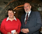 Lesley Rue and Terrence Read at the Friends of Christ Church annual lunch in the Crypt following the Trinity Sunday Patronal Service in the Cathedral. 