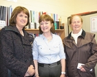 Joan Burton, TD; Debora Kelliher, teacher and Cllr Peggy Hamill pictured at the official opening of Castleknock National School's new extension.