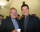 The newly instituted Rector of Greystones, the Revd David Mungavin (right) with his new neighbour the Revd William Bennett, Rector of Newcastle, Newtownmountkennedy and Calary.