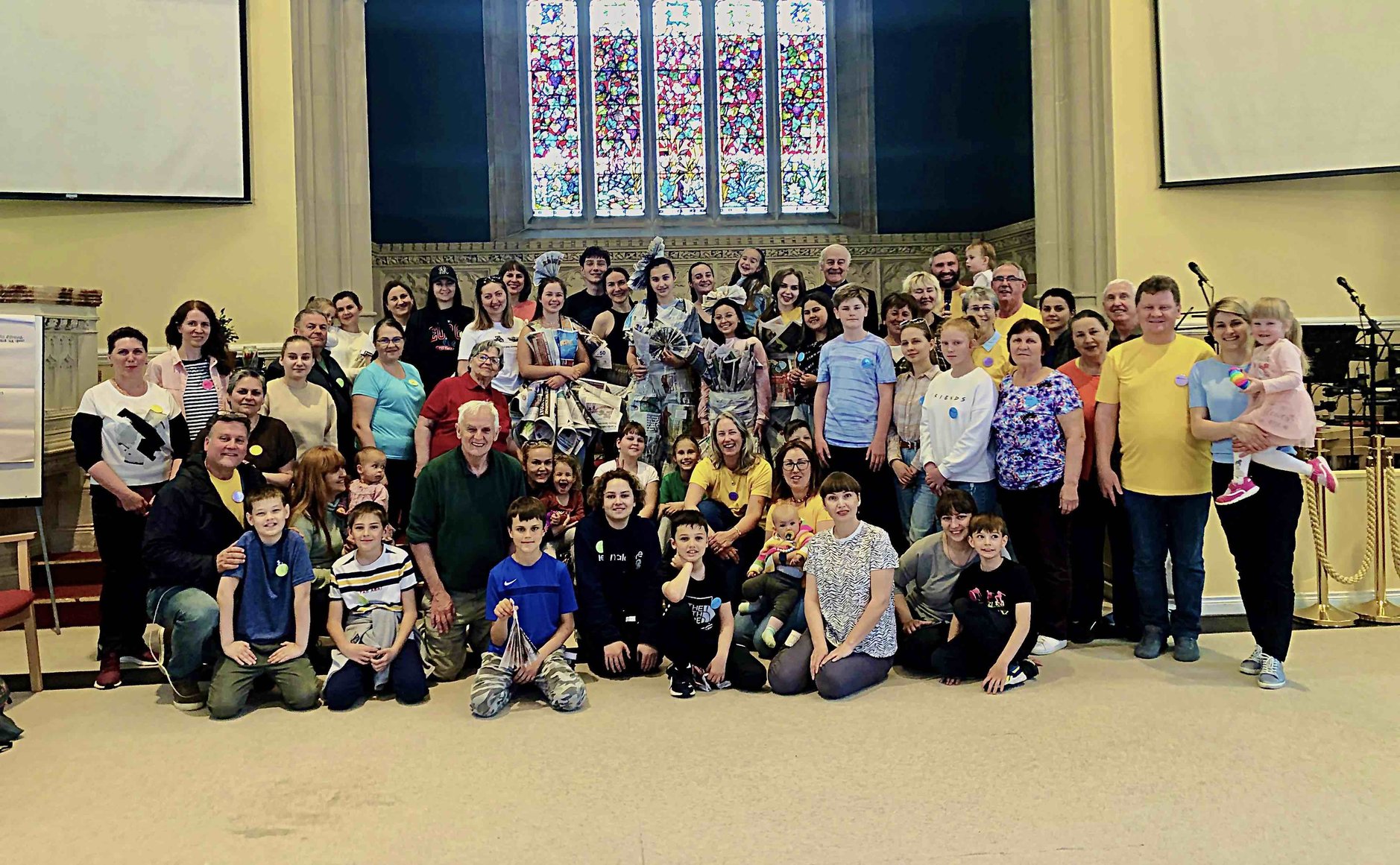 Bray church communities unite to welcome Ukrainian families