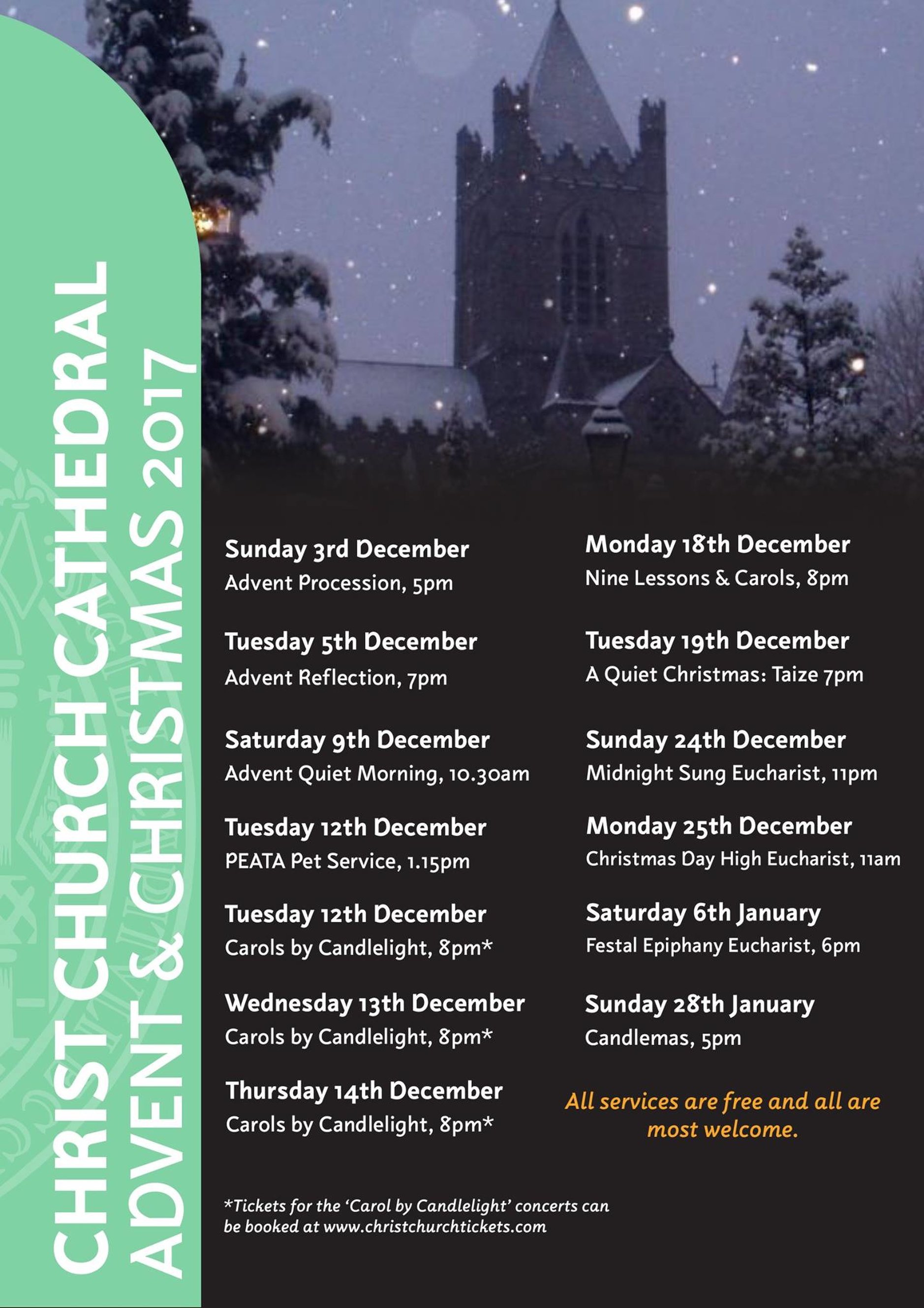 Advent and Christmas 2017 at Christ Church Cathedral