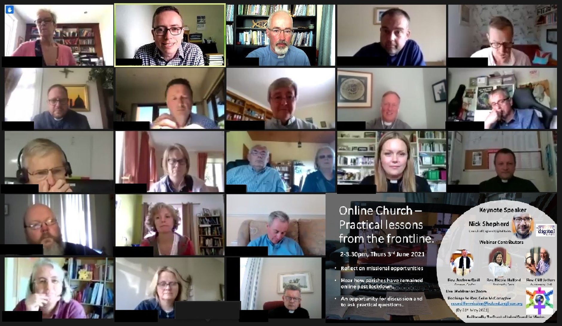 Practical Lessons from the Frontline – Council for Mission Online Church Webinar Available to Watch - by the Revd Cliff Jeffers