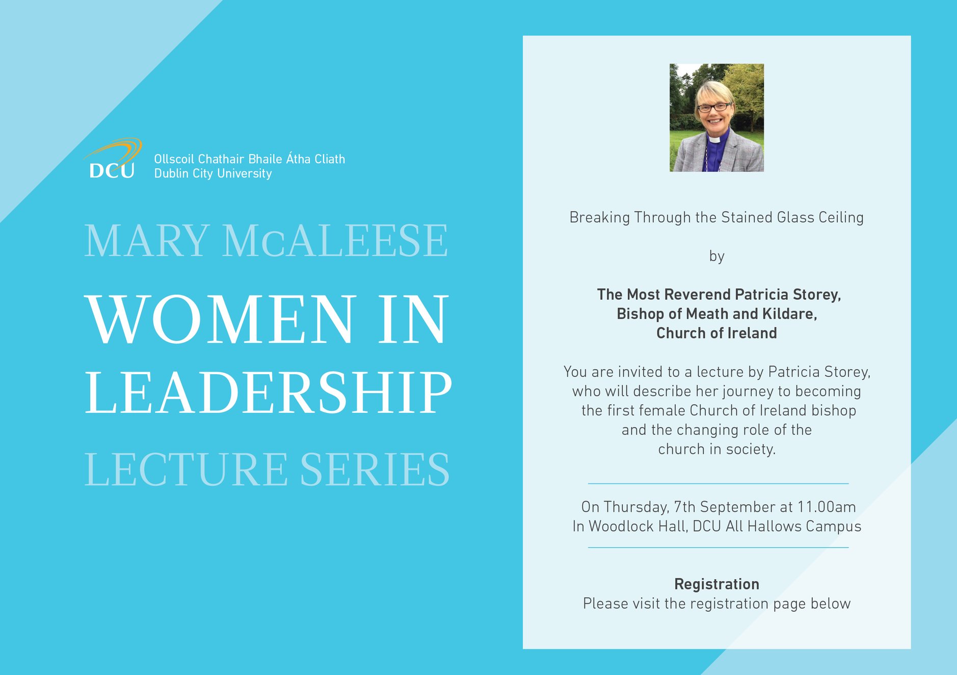 Bishop Pat Storey to Give Women in Leadership Lecture at DCU