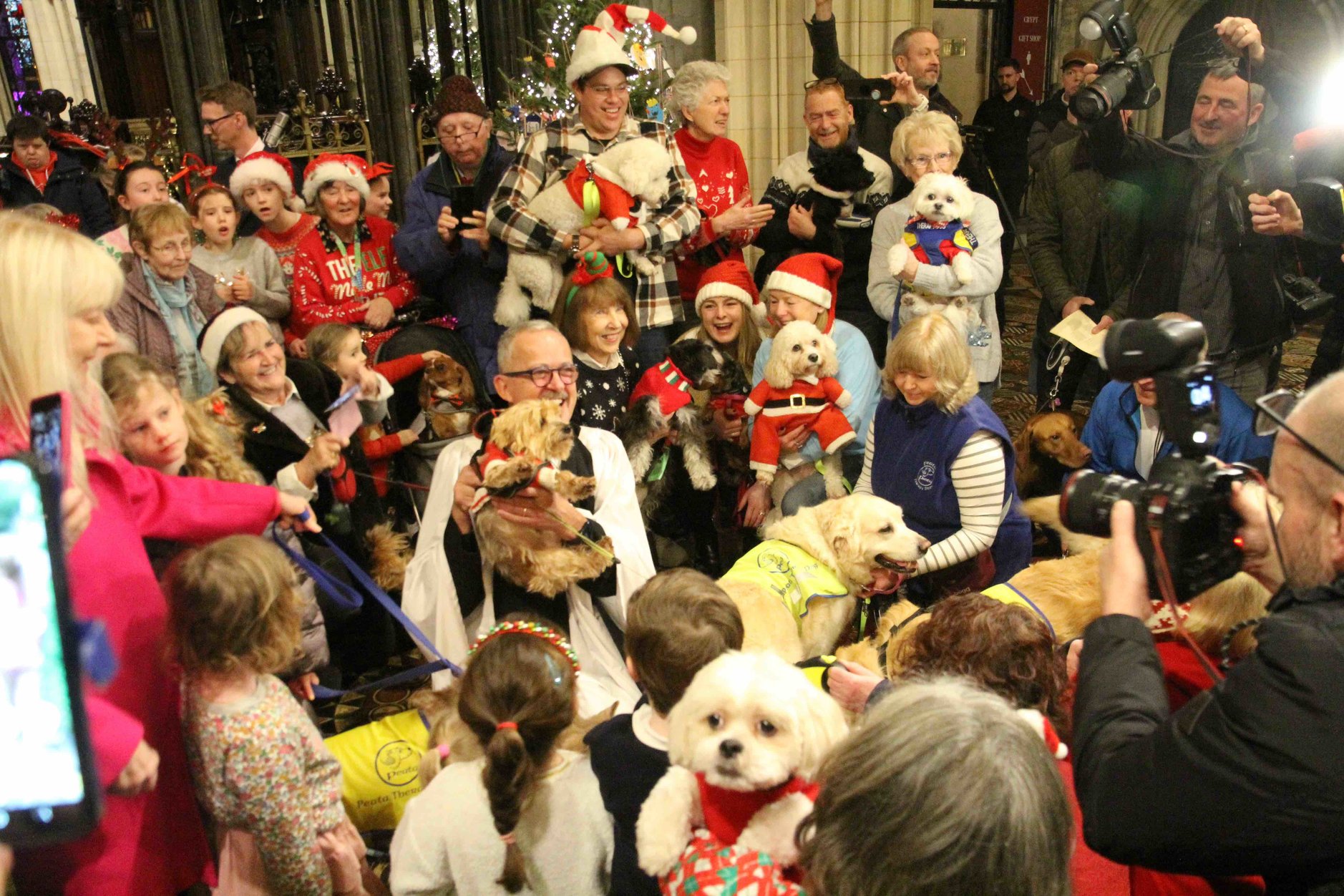 Dogs Take Centre Stage at Peata Carol Service
