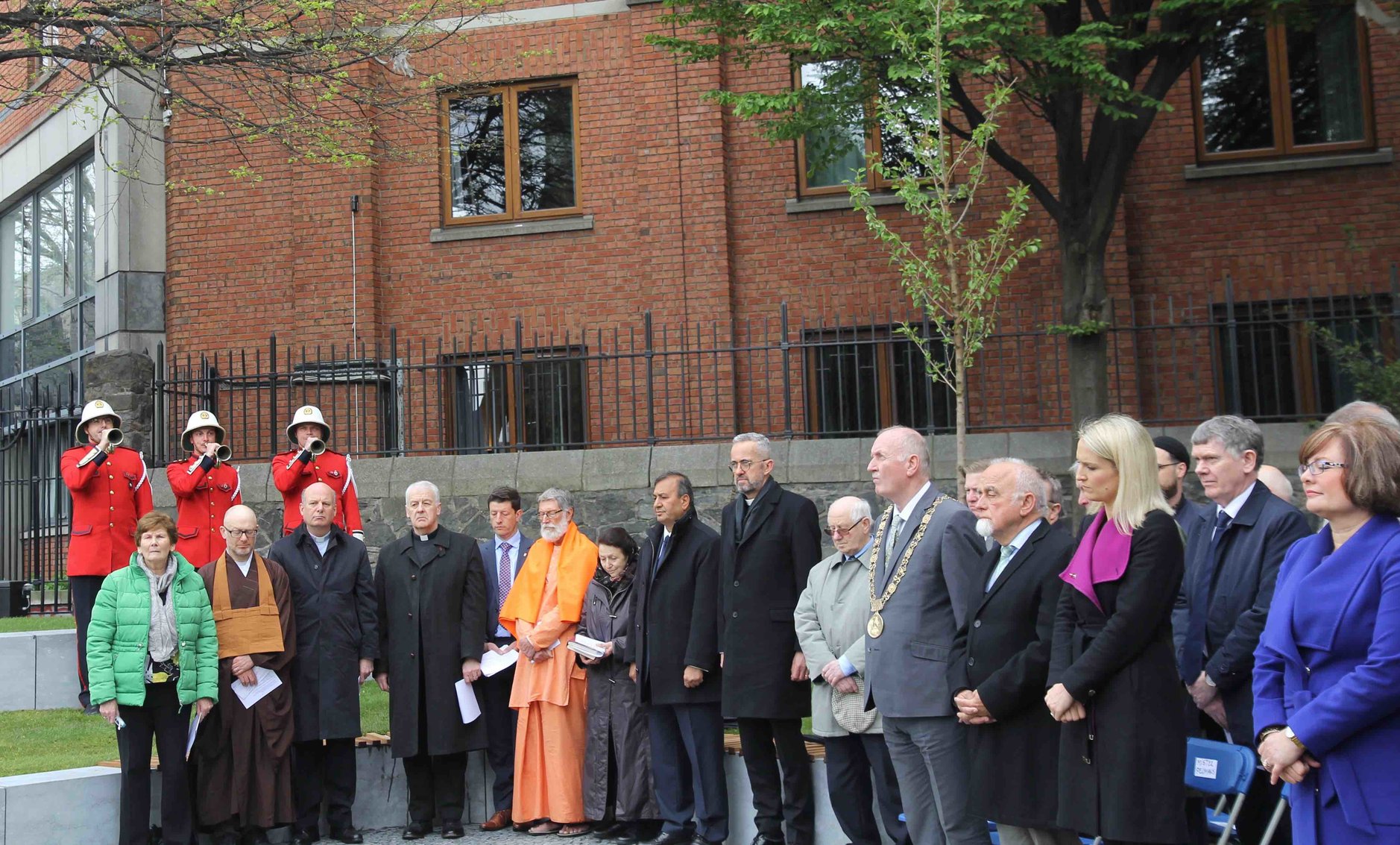 Flanders Fields Memorial Dedicated in Dublin Peace Park