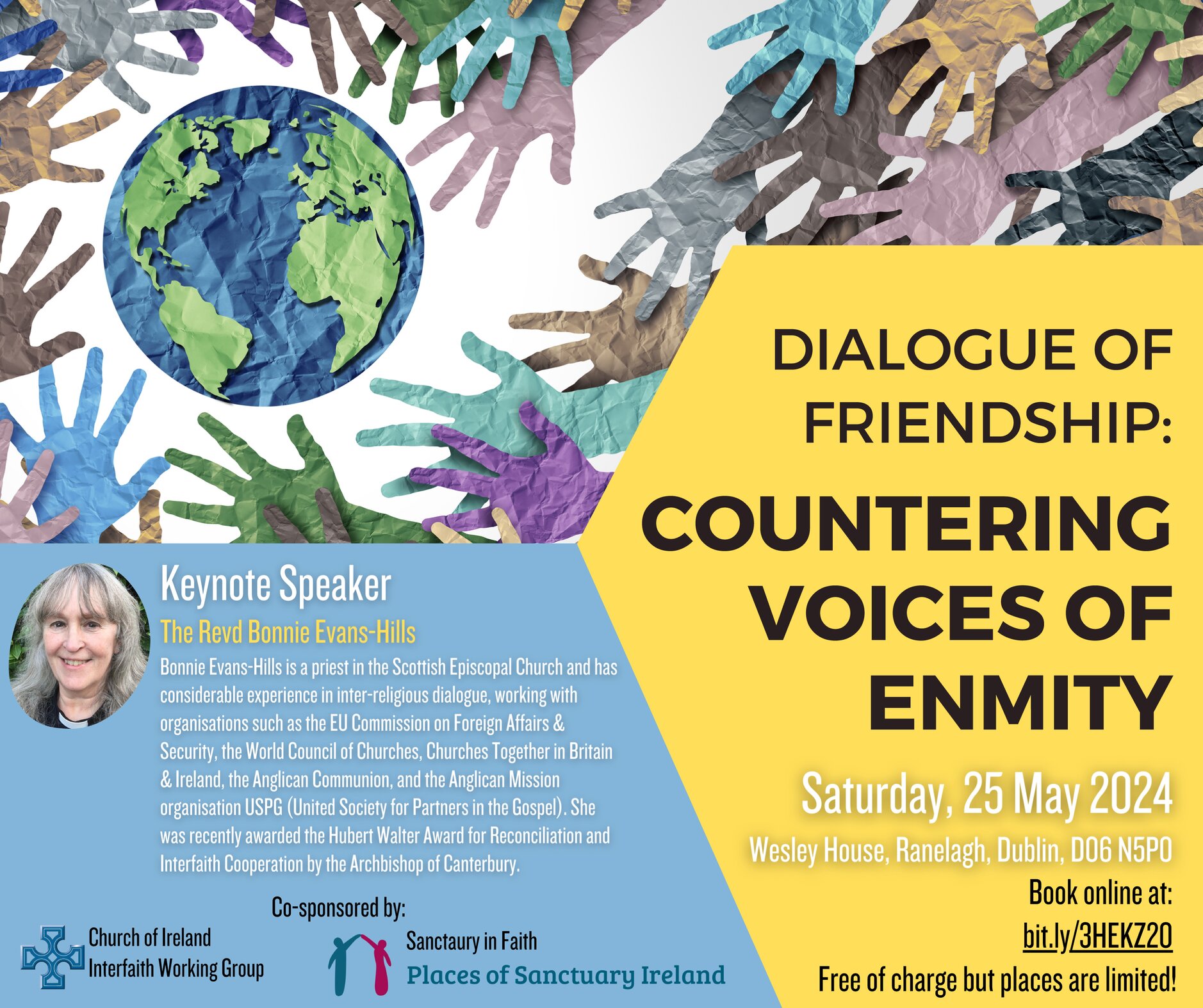 Dialogue of Friendship: Countering Voices of Enmity - Saturday, 25th May 2024, at Wesley House, Dublin