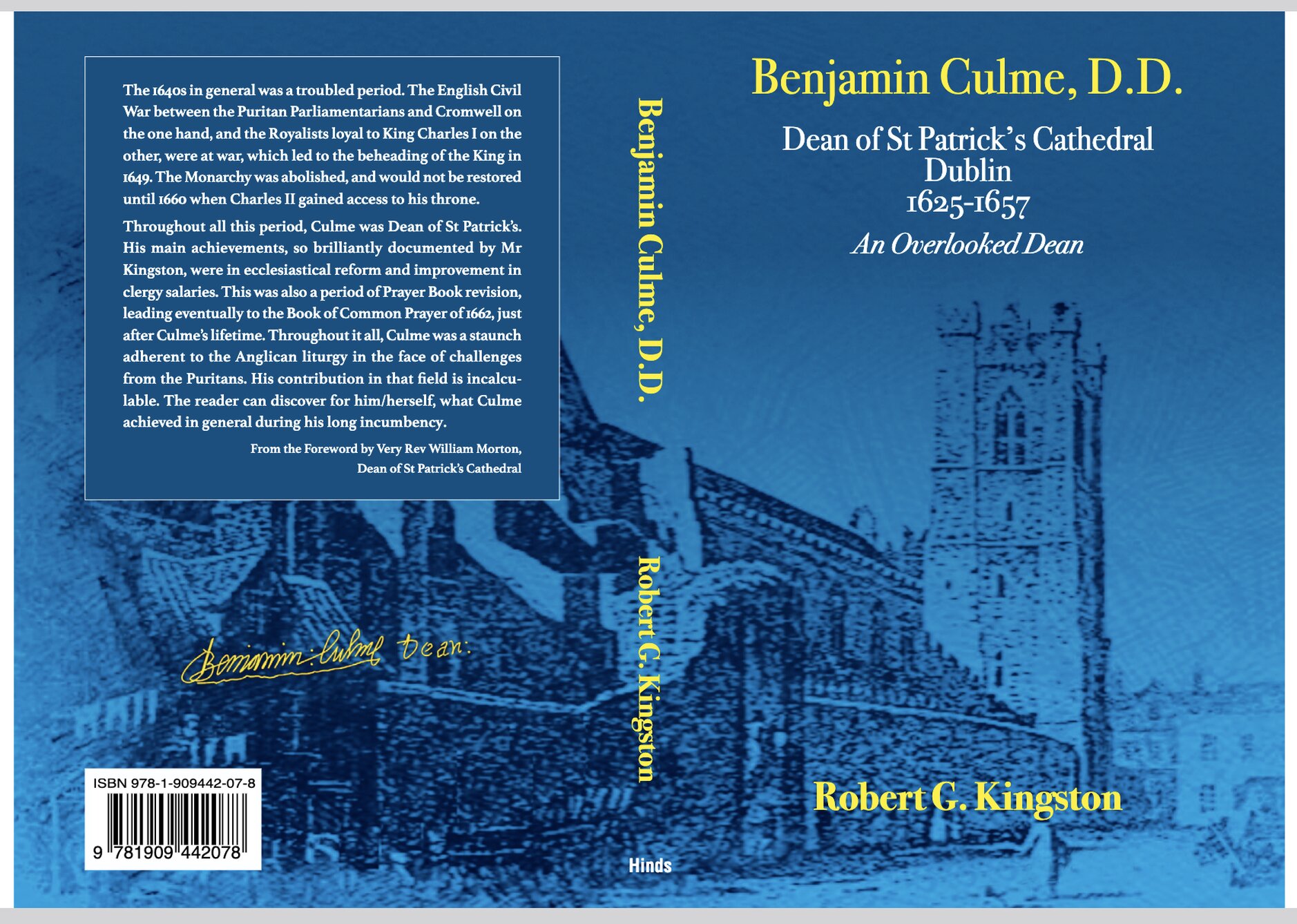 New Book Highlights Overlooked Dean of St Patrick&rsquo;s Cathedral - Book on Benjamin Culme to be launched on May 19.