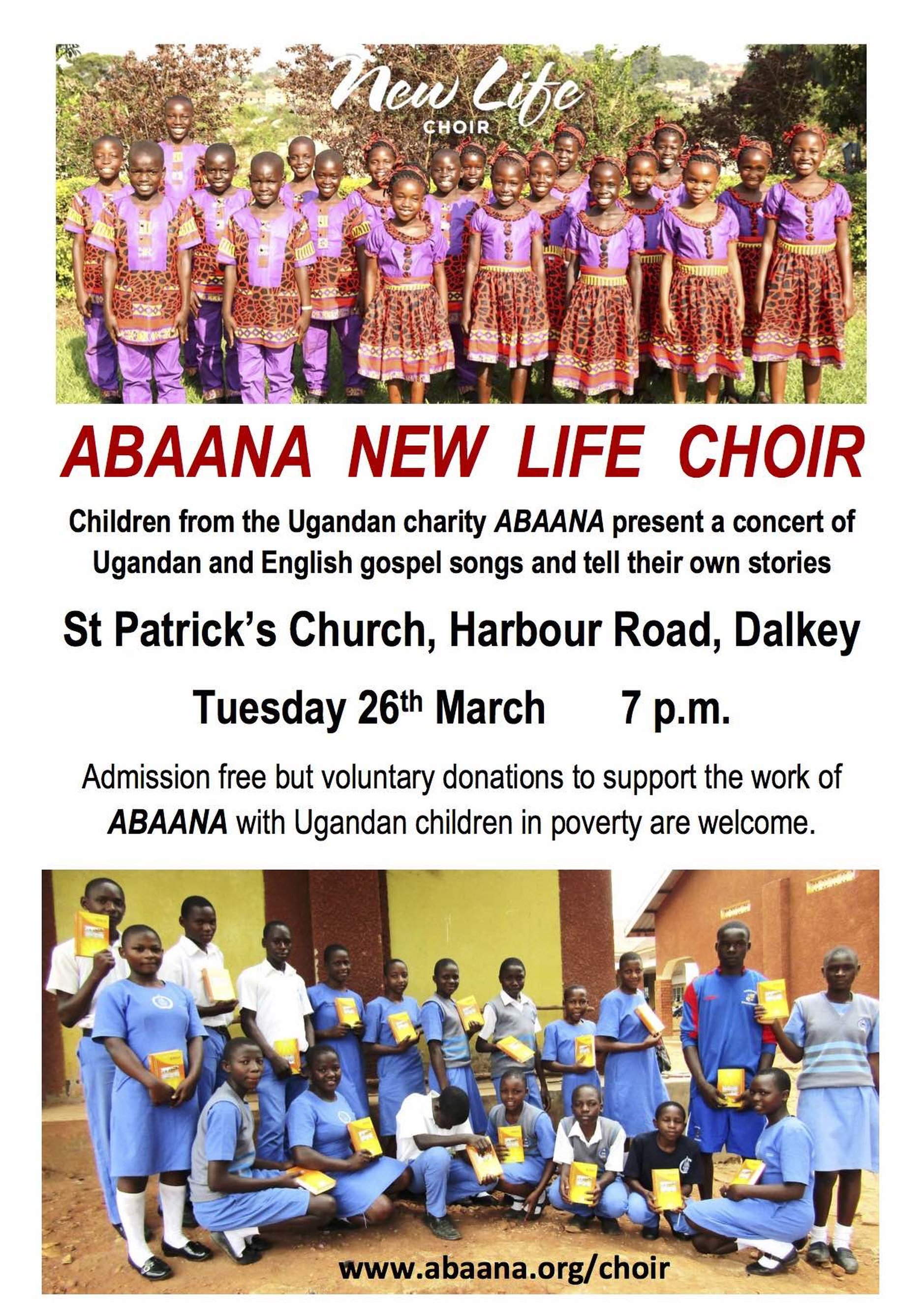 Abaana New Life Choir Performs in St Patrick’s Church, Dalkey