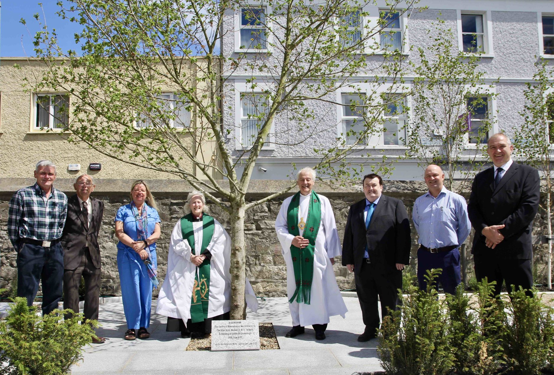 New garden of remembrance consecrated and gifts dedicated in Rathfarnham