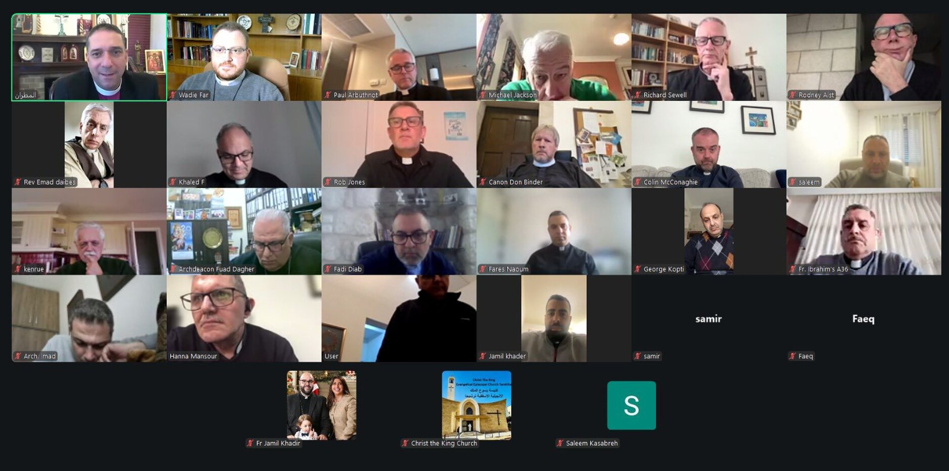 Maintaining Faith in God&rsquo;s Constant Love - Online Retreat with the Diocese of Jerusalem and the Middle East &ndash; 18 March 2026. Report with thanks to the Revd Ken Rue.