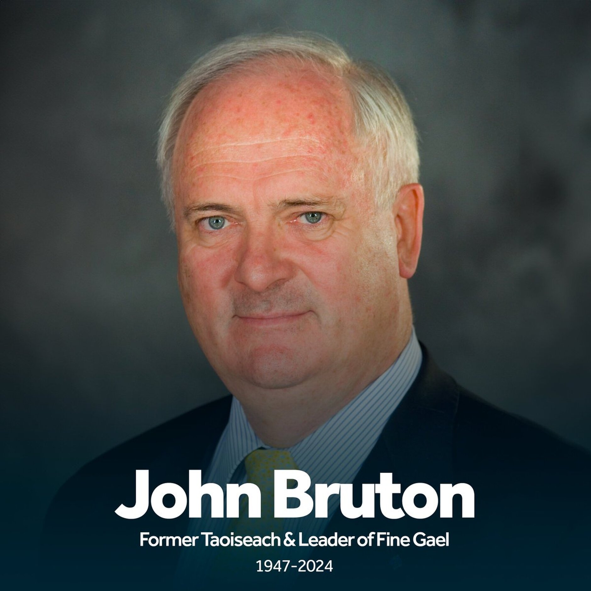 Former Taoiseach John Bruton – Tribute from the Archbishop of Dublin - Archbishop Michael Jackson has paid tribute to former Taoiseach John Bruton (1994–1997) following news of his death today.