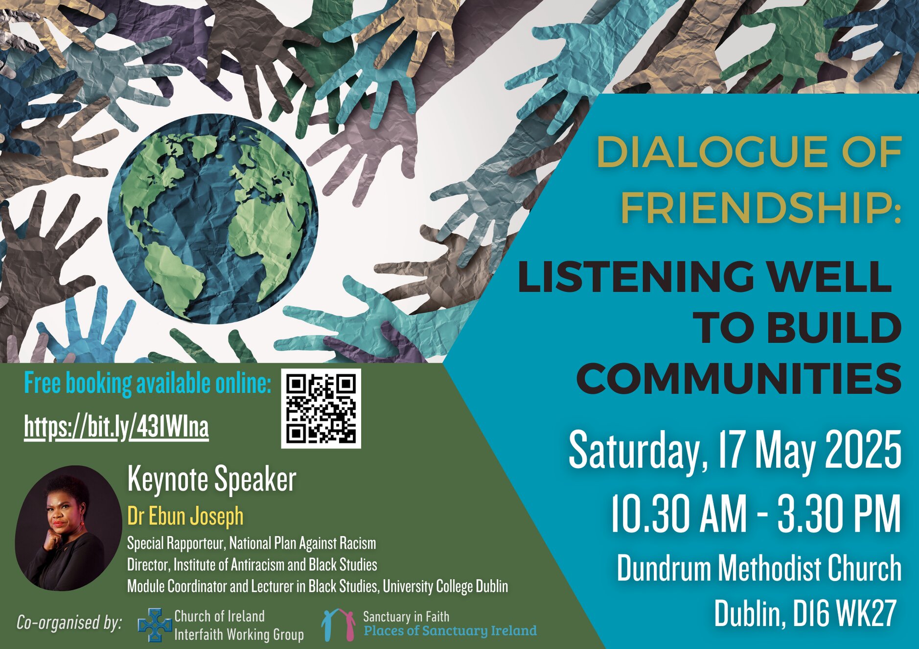Dialogue of Friendship  - Saturday May 17 2025, Dundrum Methodist Church.
