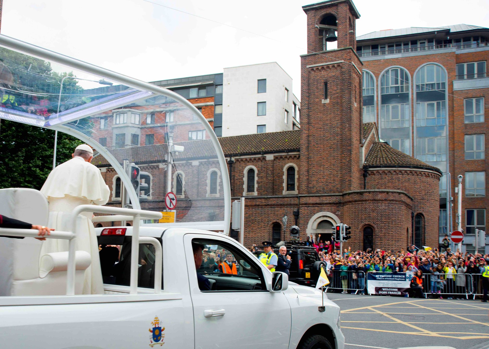 Bells of St Thomas’s Ring to Welcome Pope Francis