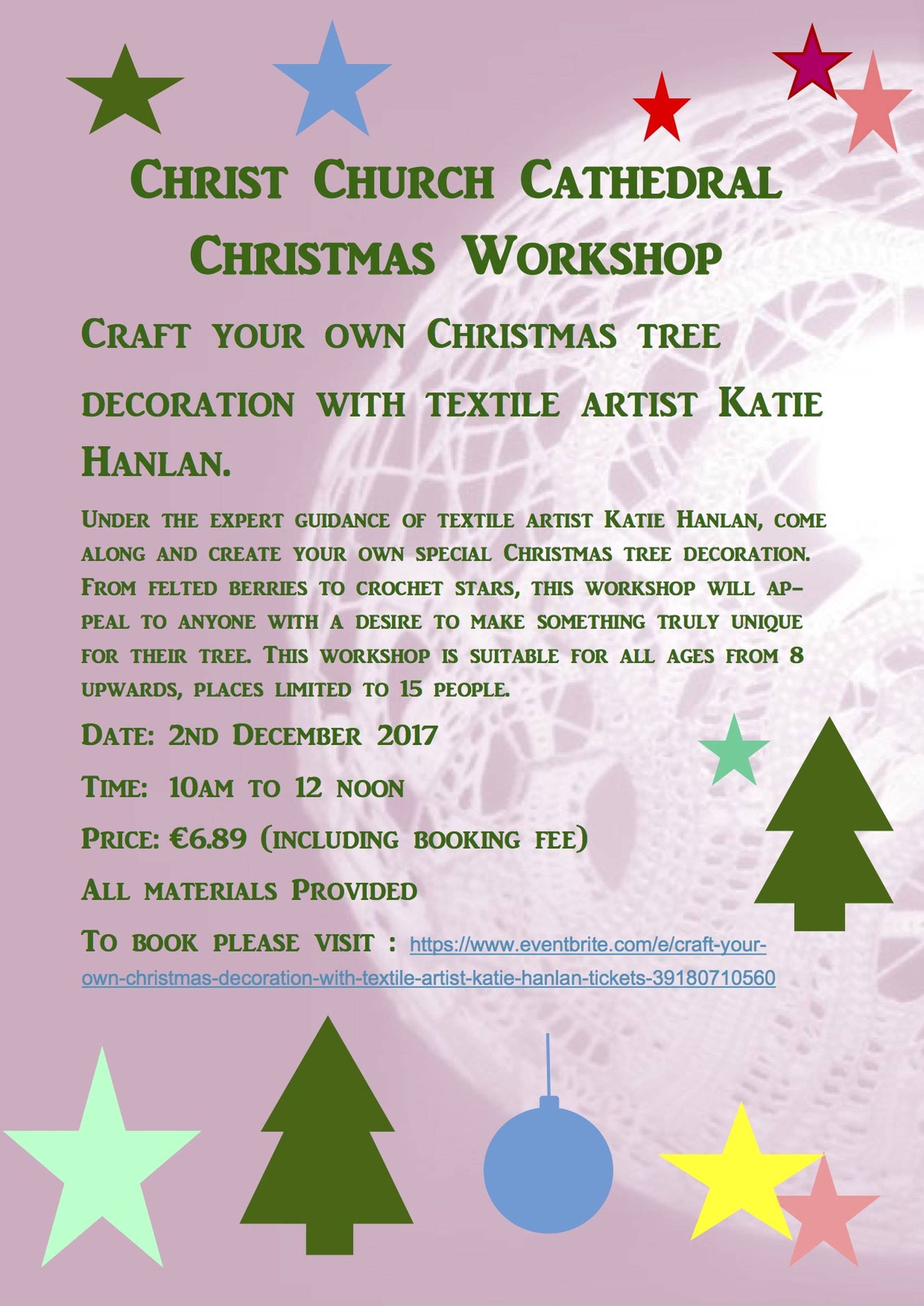 Christ Church Cathedral Workshop – Craft Your Own Christmas Tree Decoration