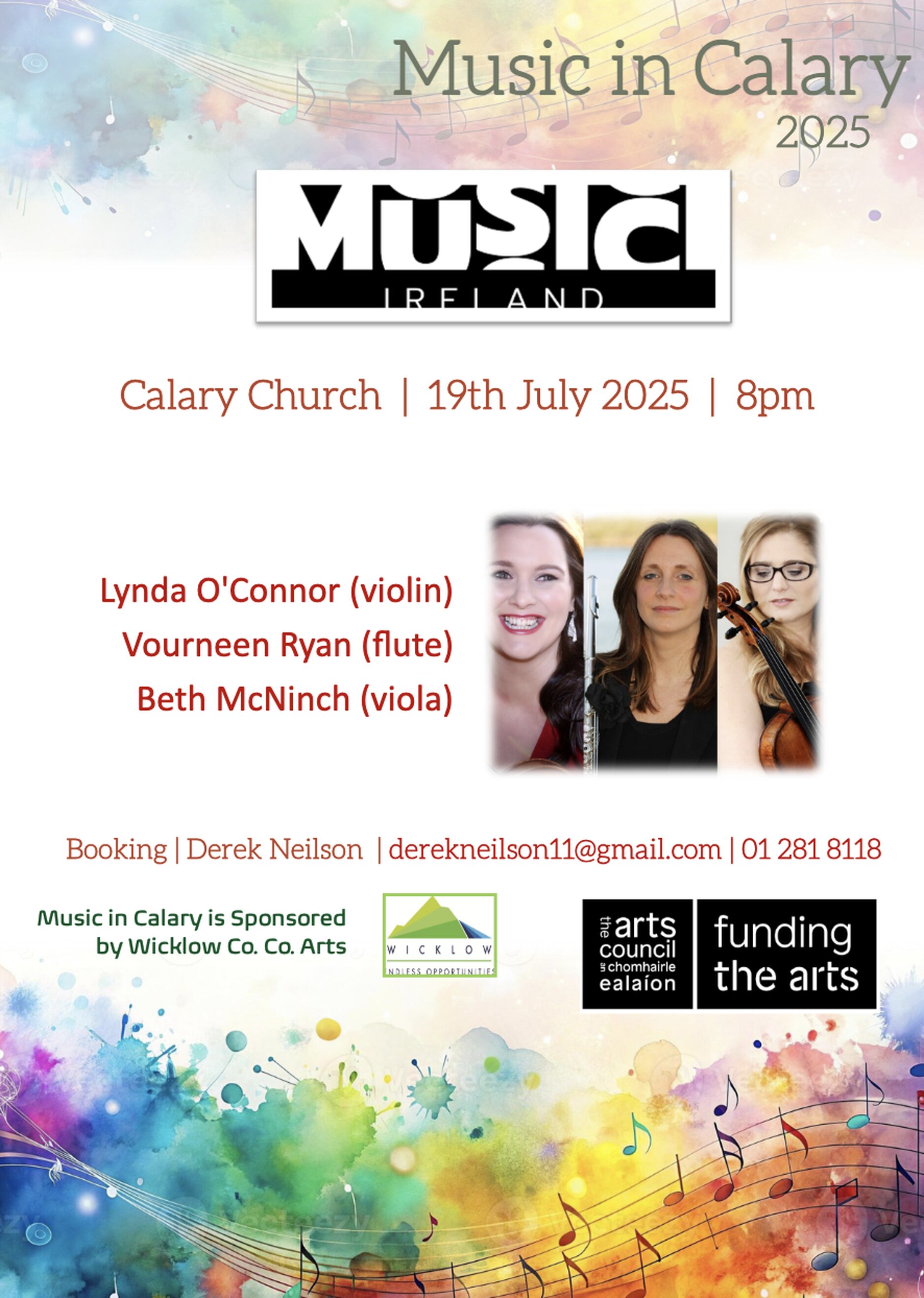 Music in Calary: Musici Ireland Concert - Another terrific concert coming up in the Music in Calary summer season.Tickets from Derek 01 281 8118 derekneilson11@gmail.com.