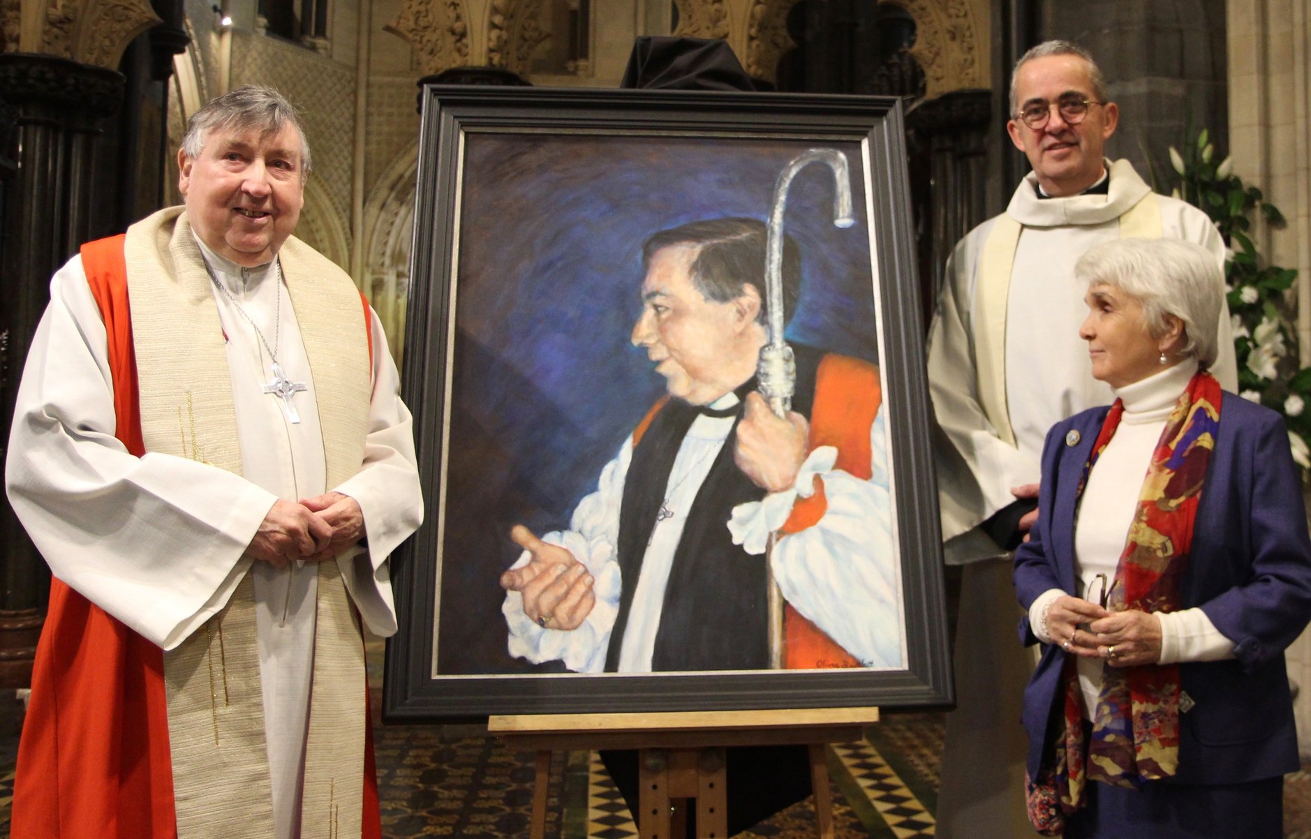 Beautiful New Portrait of Former Archbishop Unveiled