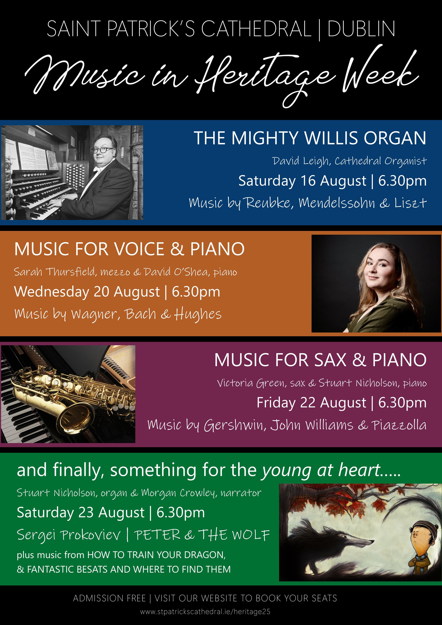   Music in Heritage Week at St Patrick’s Cathedral, Dublin